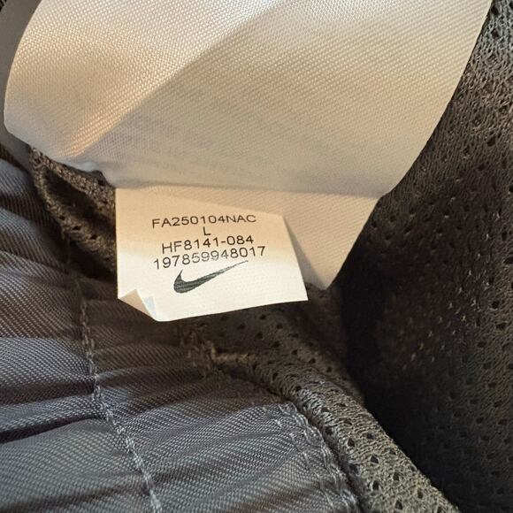 NWT Nike Dark Gray Pants YL HF8141-084 w/ Interior Drawstring - Picture 6 of 8